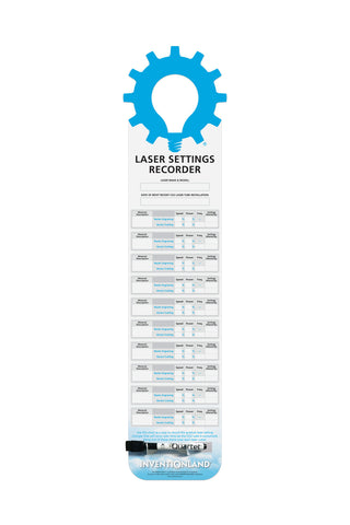 Laser Settings Recorder
