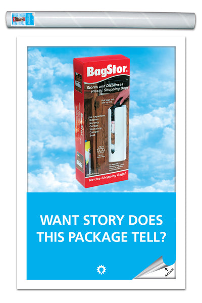 What Story Does This Package Tell (set of 4, BagStor, Bottle Ice, Milk Spout, Purse Rack)