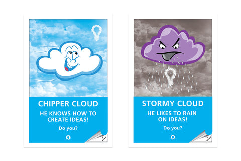 Chipper and Stormy Cloud (set of 2)