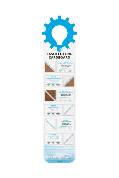 Laser Cutting MakerCharts® (Set of 7)