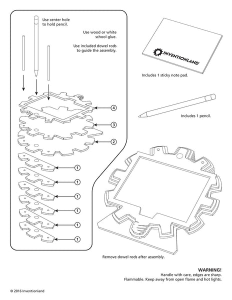 Sticky Note Holder MakerKit™