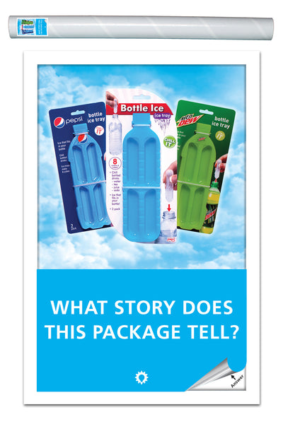 What Story Does This Package Tell (set of 4, BagStor, Bottle Ice, Milk Spout, Purse Rack)