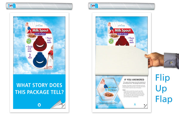 What Story Does This Package Tell (set of 4, BagStor, Bottle Ice, Milk Spout, Purse Rack)