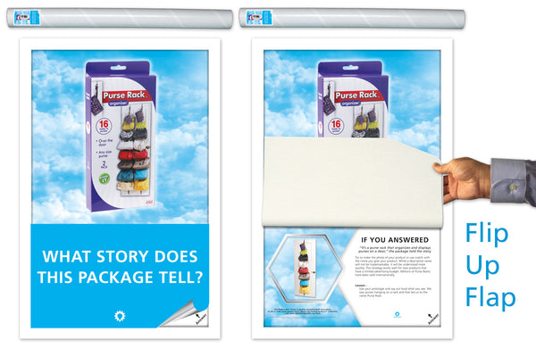 What Story Does This Package Tell (set of 4, BagStor, Bottle Ice, Milk Spout, Purse Rack)